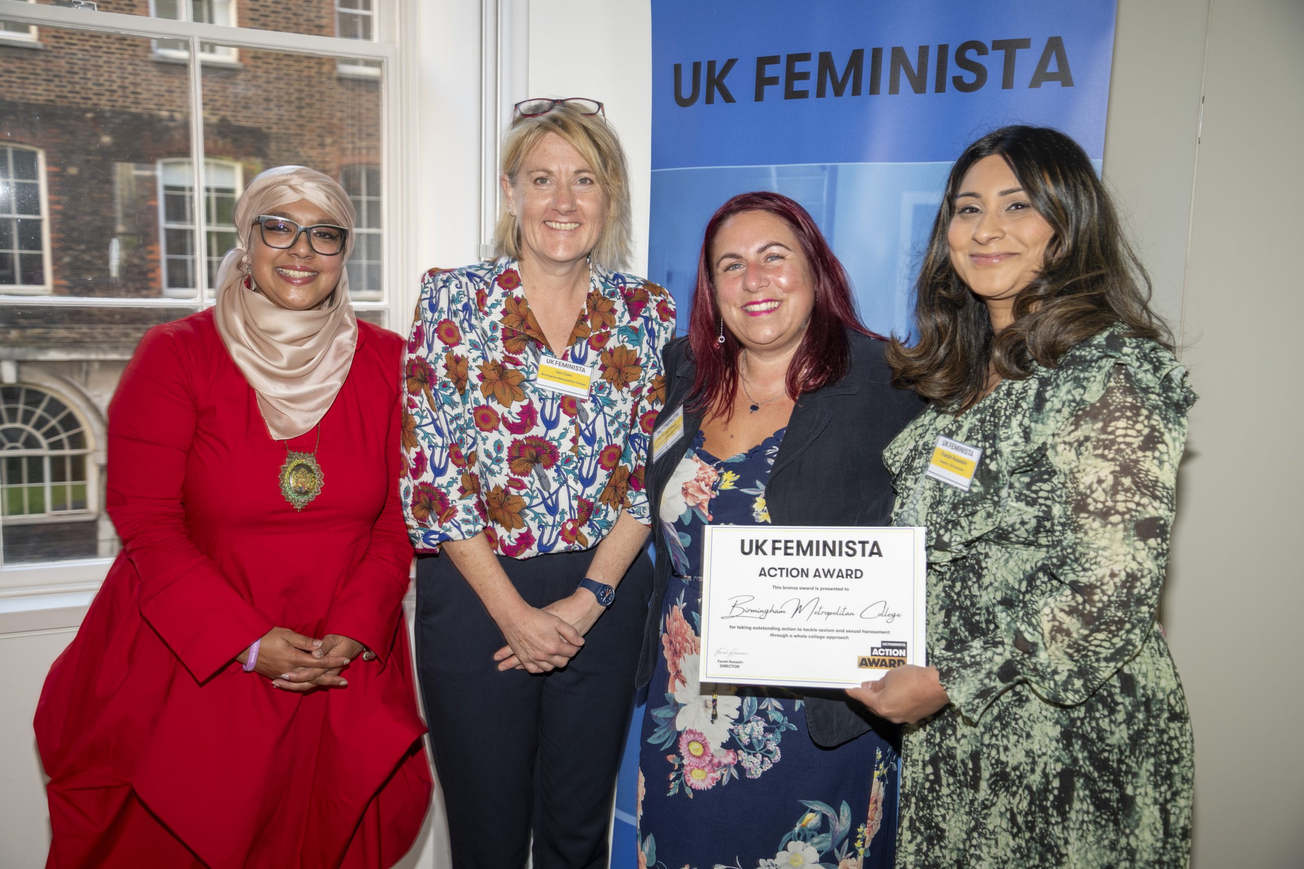BMet wins UK Feminista Award
