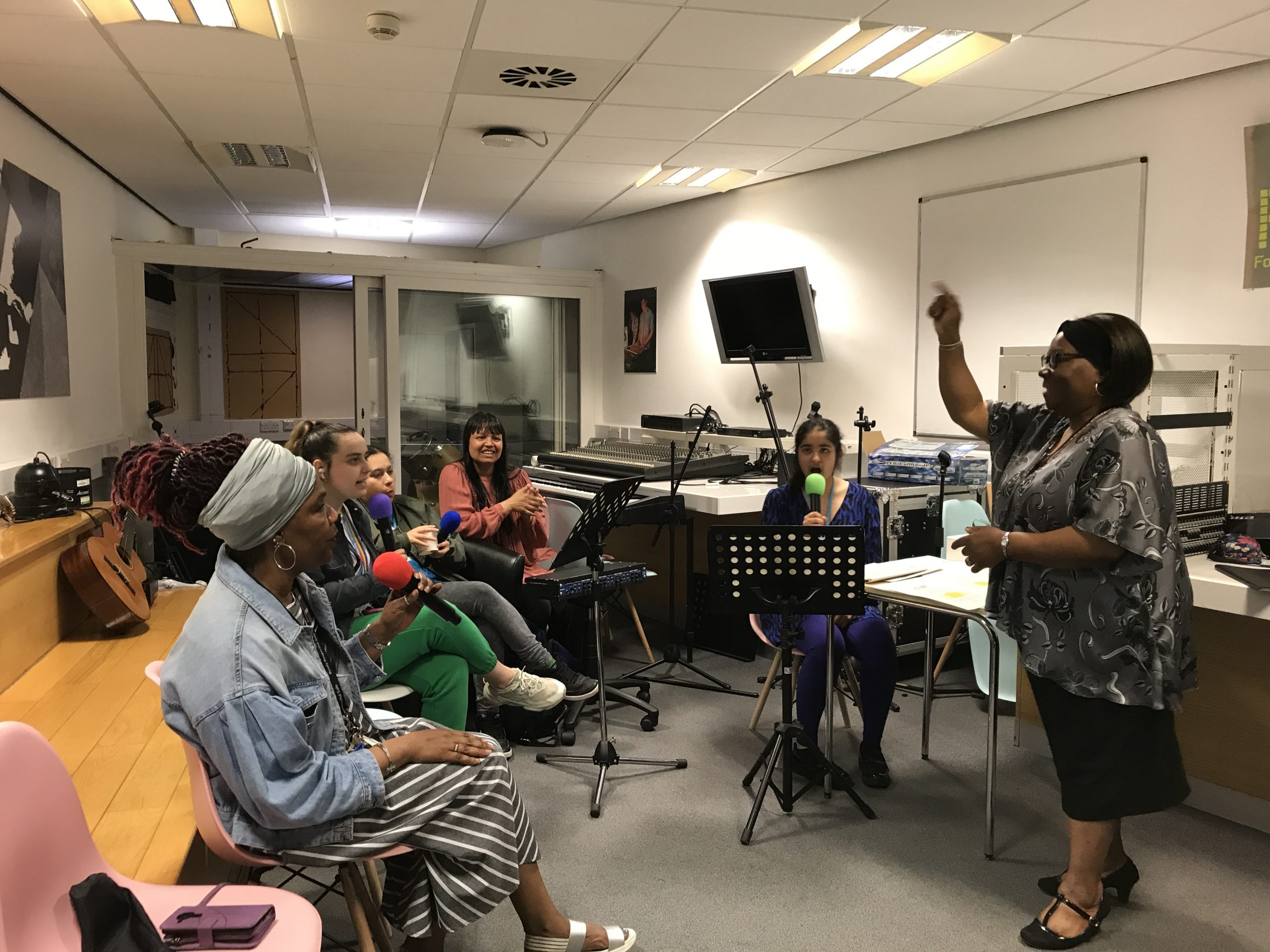 Virginia (aka Vee) Worrell heads the Matthew Boulton College Singing Club.